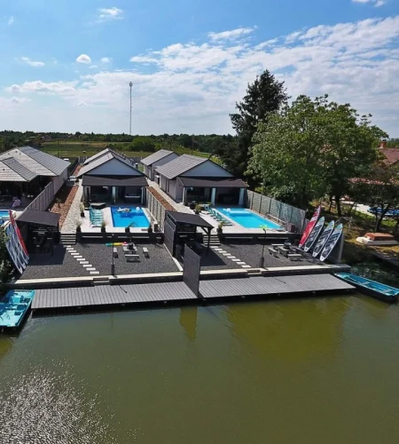 A Harcsási 6-7-es nyaralók madártávlatból