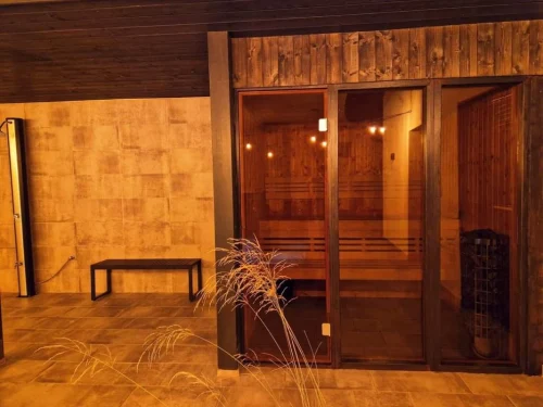 Finn szauna és zuhanyzó