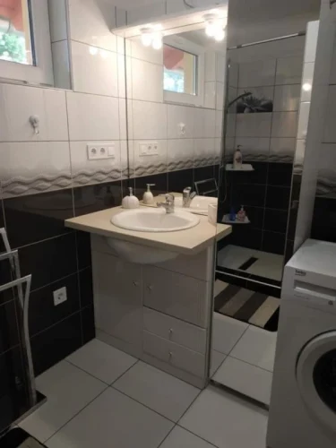 Fürdőszoba mosógéppel