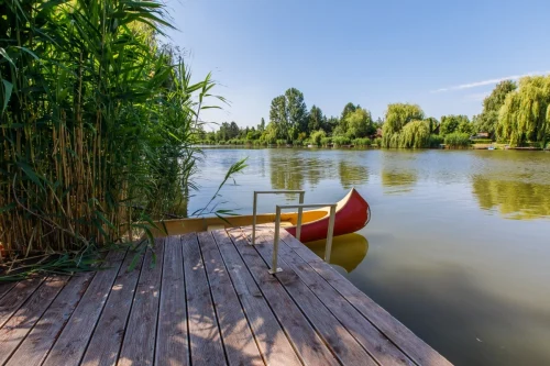 Saját stég vízibiciklivel (kenu, csónak előzetes egyeztetés alapján)