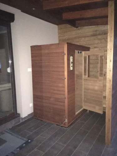 Infraszauna a teraszon