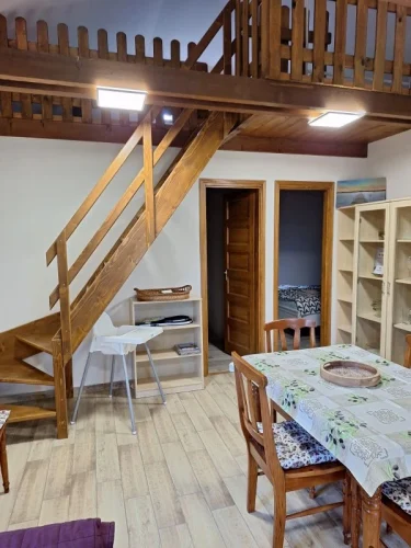 Galériás emelet az étkezőből